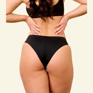 Black High-Cut Bikini Bottoms - Women Swim Bikinis